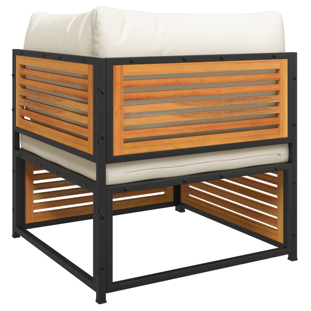 Set Divano da Giardino 8pz con Cuscini Legno Massello di Acacia - homemem39