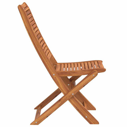 Sedie da Giardino Pieghevoli 8 pz Legno Massello di Acacia | homemem39