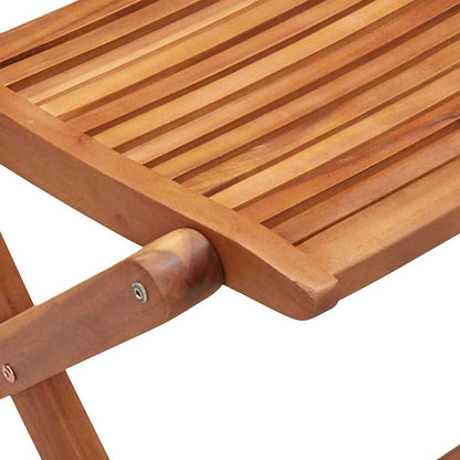 Sedie da Giardino Pieghevoli 8 pz Legno Massello di Acacia | homemem39