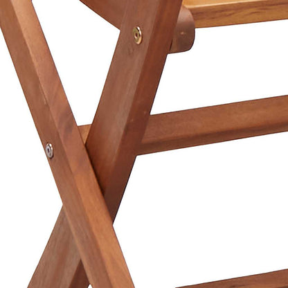 Sedie da Giardino Pieghevoli 8 pz Legno Massello di Acacia | homemem39