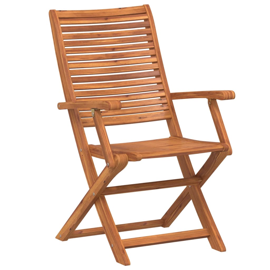 Sedie Giardino Pieghevoli 4 pz 57x66x95cm Legno Massello Acacia | homemem39