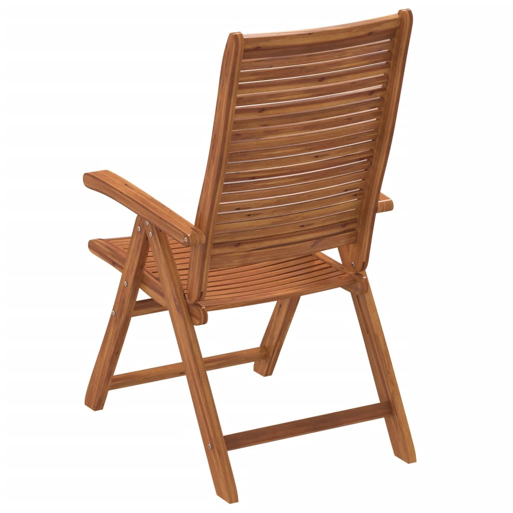 Sedie Giardino Reclinabili 4 pz 56x72x107 Legno Massello Acacia | homemem39