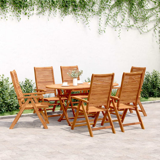 Sedie Giardino Reclinabili 6pz 56x72x107 Legno Massello Acacia | homemem39