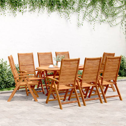 Sedie Giardino Reclinabili 8 pz 56x72x107 Legno Massello Acacia | homemem39