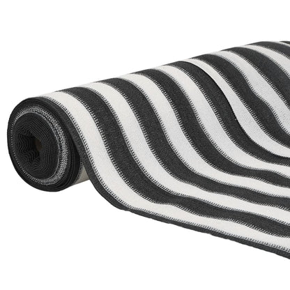 Rete per Privacy Antracite e Bianca 1,5x25 m HDPE 75 g/m² | homemem39