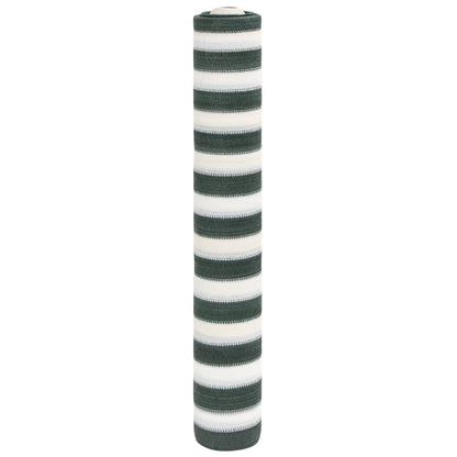 Rete per Privacy Verde e Bianco 1,5x10 m in HDPE 150 g/m²