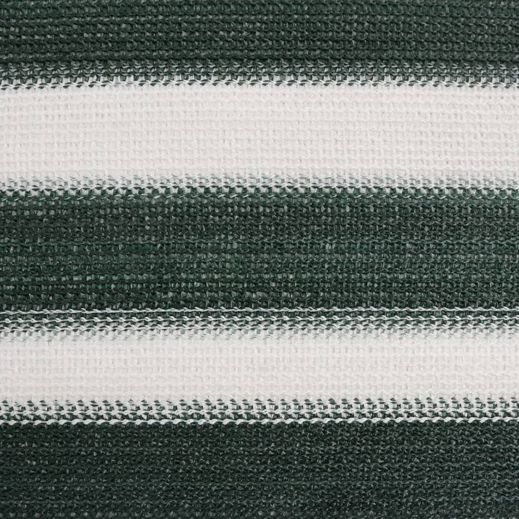 Rete per Privacy Verde e Bianco 1,8x10 m in HDPE 195 g/m²