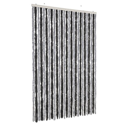 Tenda Antimosche Grigia e Nera 118x220 cm in Ciniglia | homemem39