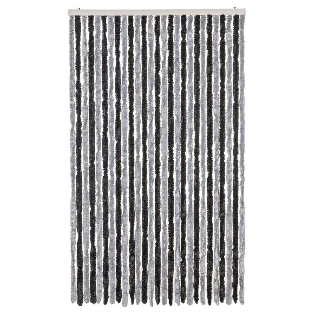 Tenda Antimosche Grigia e Nera 118x220 cm in Ciniglia | homemem39