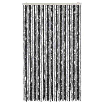 Tenda Antimosche Grigia e Nera 118x220 cm in Ciniglia | homemem39