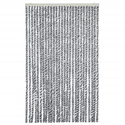 Tenda Antimosche Grigia Nera e Bianca 118x220 cm in Ciniglia | homemem39