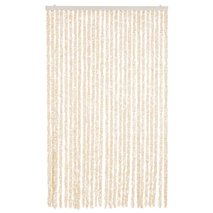 Tenda Antimosche Beige e Bianca 118x220 cm in Ciniglia | homemem39