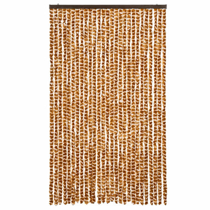 Tenda Antimosche Ocra e Bianca 118x220 cm in Ciniglia | homemem39