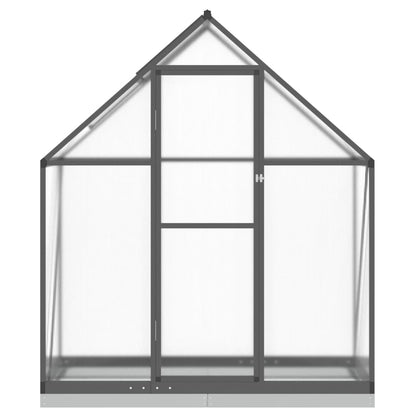 Greenhouse Frame with Anthracite Base 169x58x202 cm in Aluminium