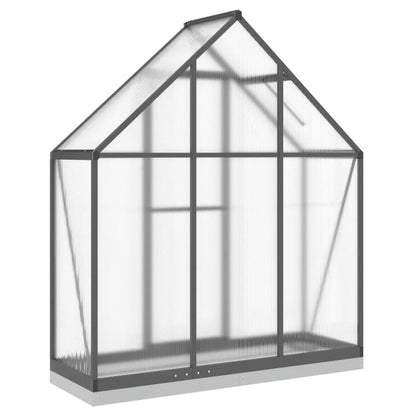 Greenhouse Frame with Anthracite Base 169x58x202 cm in Aluminium