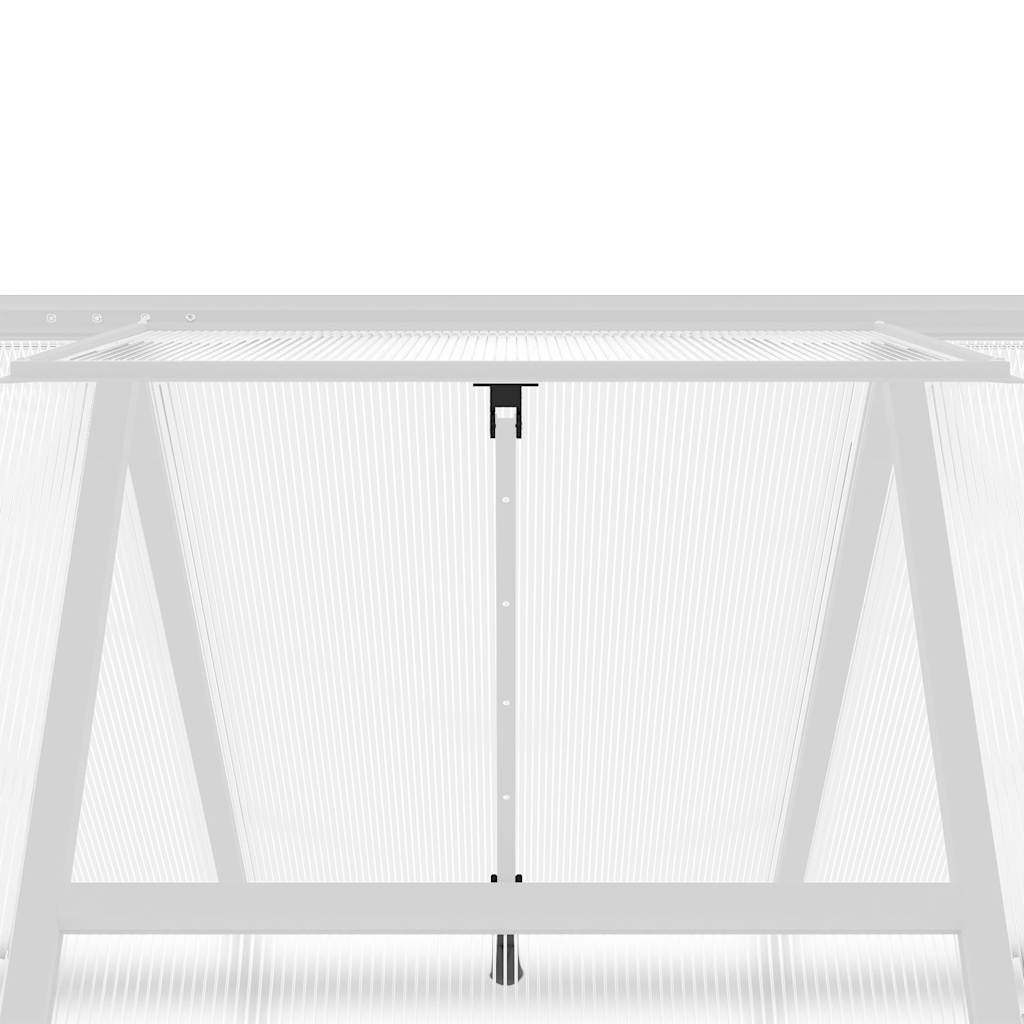 Telaio Serra con Base Argento 169x169x195 cm in Alluminio - homemem39