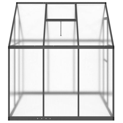 Greenhouse Frame with Anthracite Base 169x169x195 cm in Aluminium