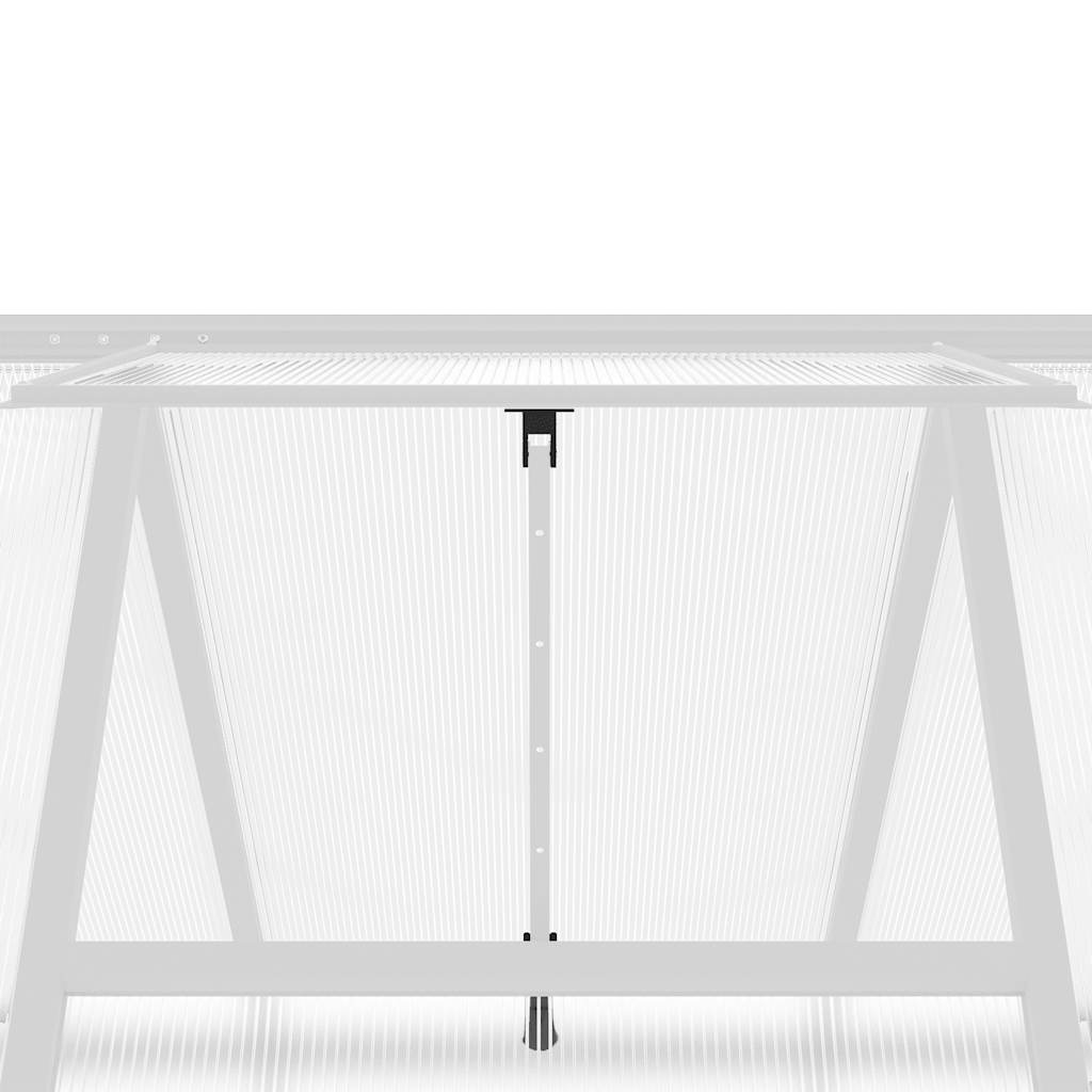 Telaio Serra con Base Argento 169x169x202 cm in Alluminio - homemem39