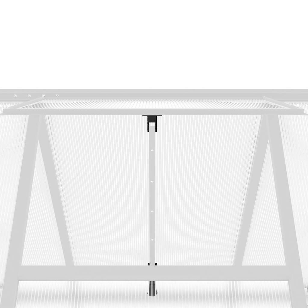 Telaio Serra con Base Argento 224x169x195 cm in Alluminio - homemem39