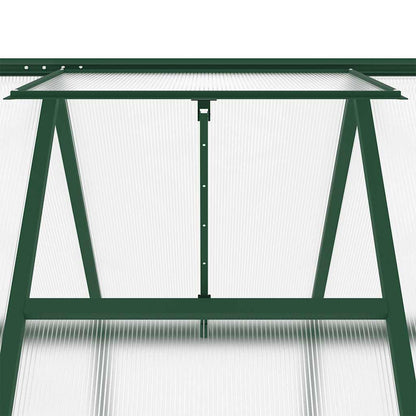Telaio Serra con Base Verde 224x169x195 cm in Alluminio