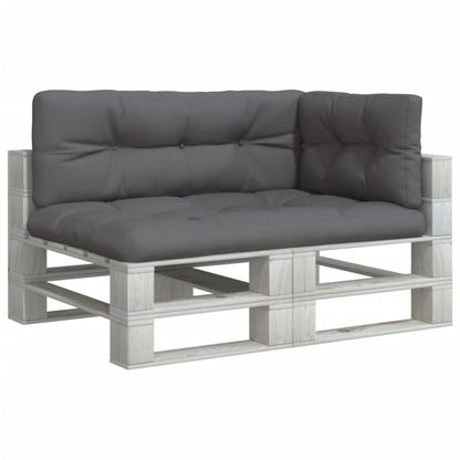 Cuscini per Pallet 3 pz Antracite in Tessuto | homemem39