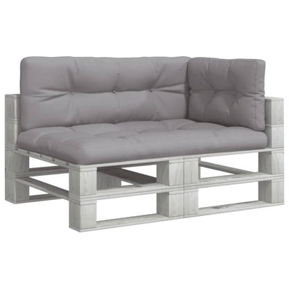 Cuscini per Pallet 3 pz Grigi in Tessuto | homemem39