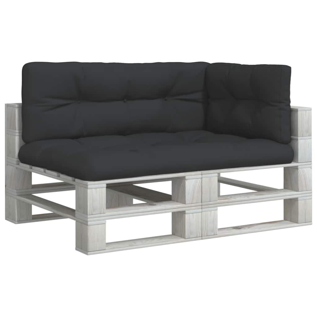 Cuscini per Pallet 3 pz Neri in Tessuto Oxford | homemem39