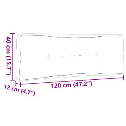 Cuscini per Pallet 5 pz Crema in Tessuto | homemem39