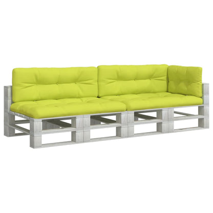 Cuscini per Pallet 5 pz Verde Intenso in Tessuto | homemem39