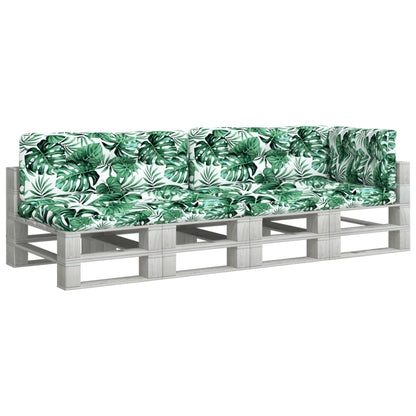 Cuscini per Pallet 5 pz Motivo a Foglie Tessuto | homemem39