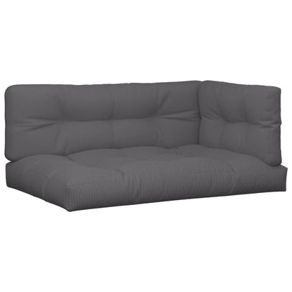 Cuscini per Pallet 7 pz Antracite in Tessuto | homemem39