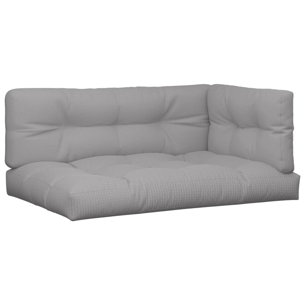 Cuscini per Pallet 7 pz Grigi in Tessuto | homemem39