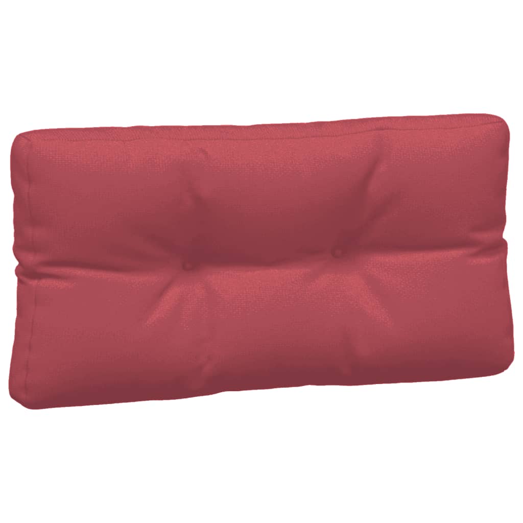 Cuscini per Pallet 7 pz Rosso Vino in Tessuto | homemem39