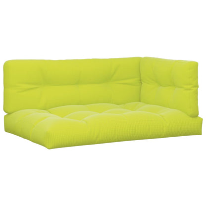 Cuscini per Pallet 7 pz Verde Intenso in Tessuto | homemem39