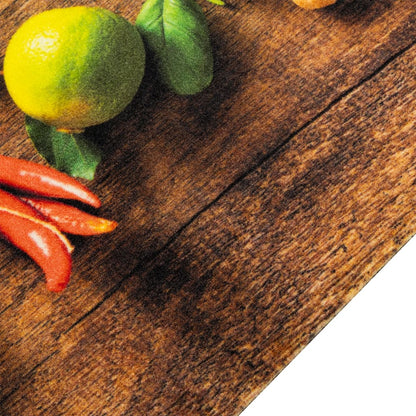 Tappeto da Cucina Lavabile Spezie 60x300 cm Velluto | homemem39