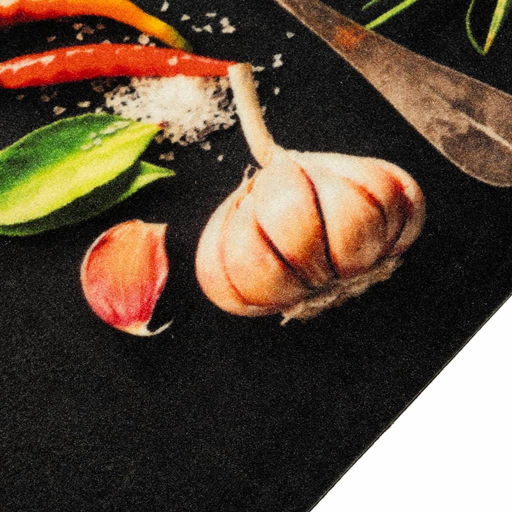 Tappeto da Cucina Lavabile Spezie 45x150 cm Velluto - homemem39