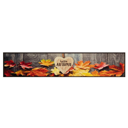 Tappeto da Cucina Lavabile Autunno 60x300 cm in Velluto - homemem39