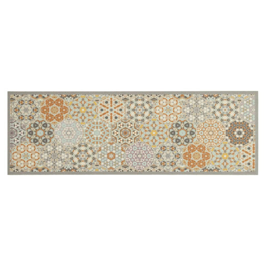 Tappeto da Cucina Lavabile Pastello Esagono 60x180 cm Velluto | homemem39