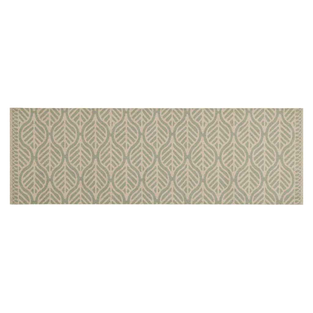 Tappeto da Cucina Lavabile Foglie 60x180 cm in Velluto | homemem39