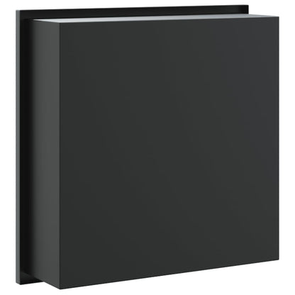 Nicchia per Doccia Nero Opaco 32x32x9cm in Acciaio Inox - homemem39