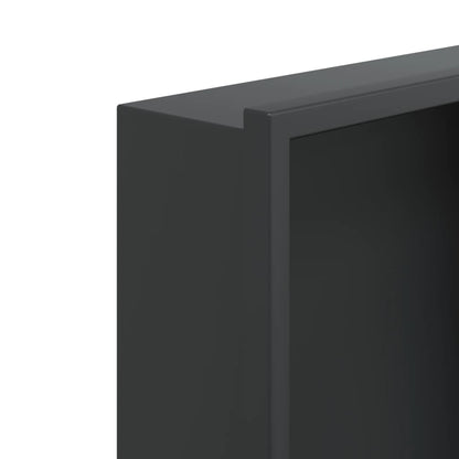 Nicchia per Doccia Nero Opaco 32x32x9cm in Acciaio Inox - homemem39