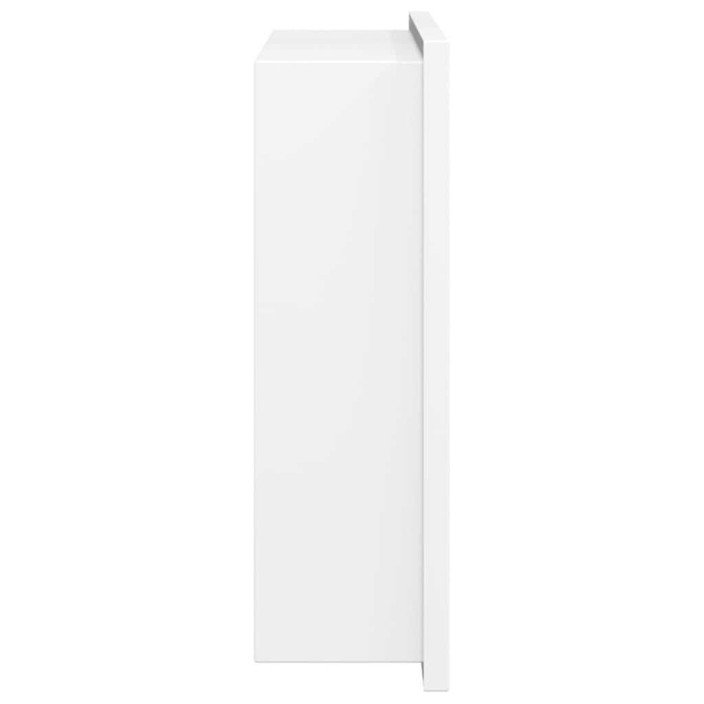 Nicchia per Doccia Bianco Opaco 32x32x9cm in Acciaio Inox | homemem39