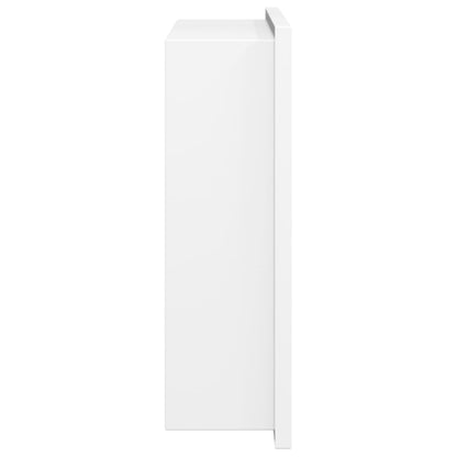 Nicchia per Doccia Bianco Opaco 32x32x9cm in Acciaio Inox - homemem39