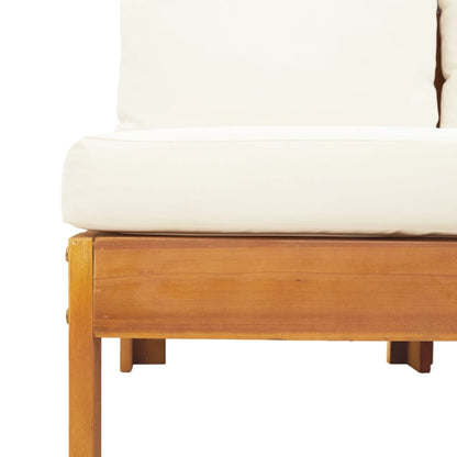 Set Divano da Giardino 6 pz con Cuscini in Massello di Acacia | homemem39