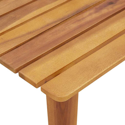 Sedie da Giardino con Tavolo 3 pcs Nero e Bianco