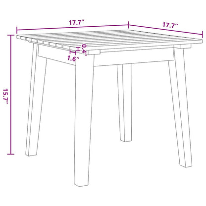 Sedie da Giardino con Tavolo 3 pcs Nero e Bianco