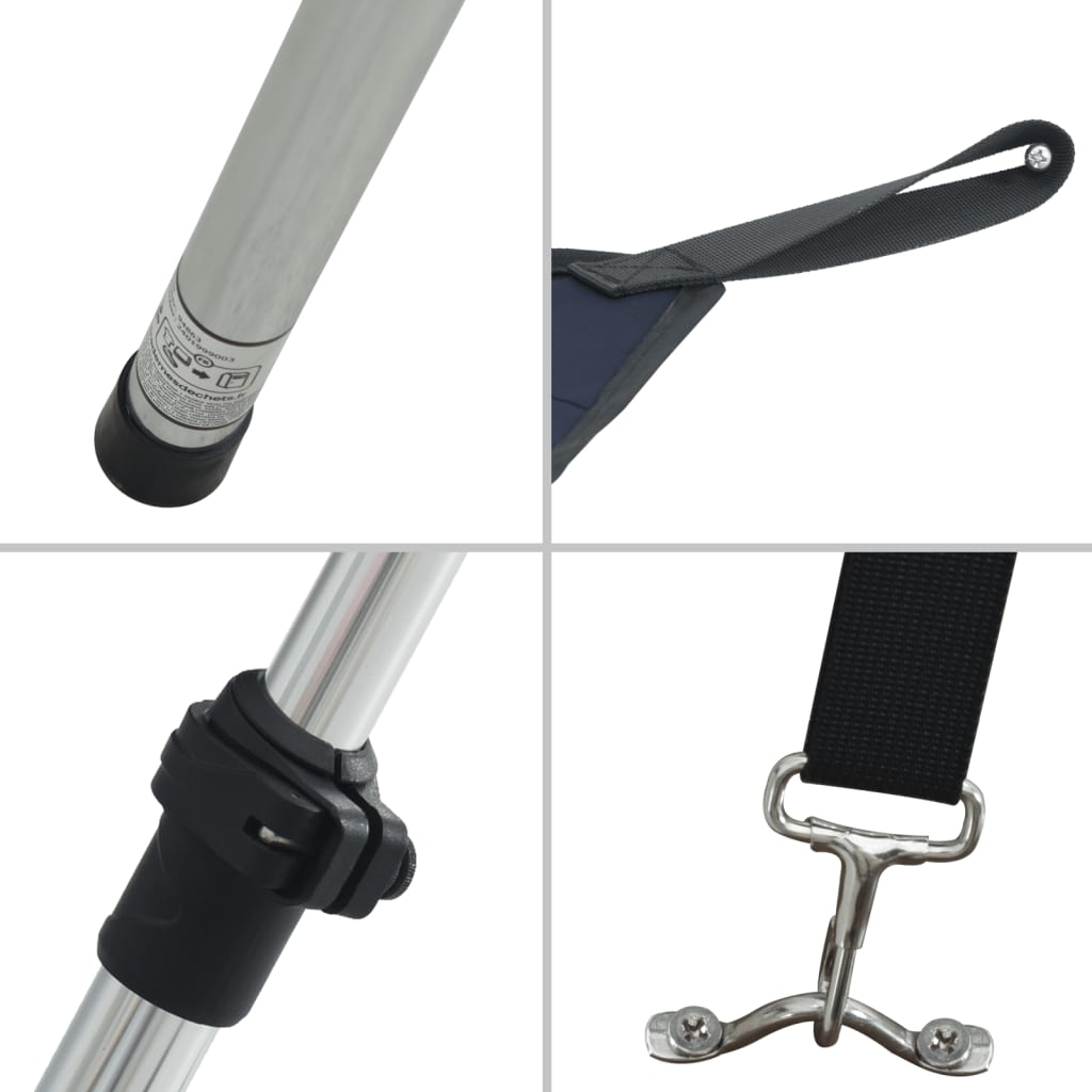 Set Estensione Tendalino a T Blu Marino 174x205x(115-194) cm - homemem39