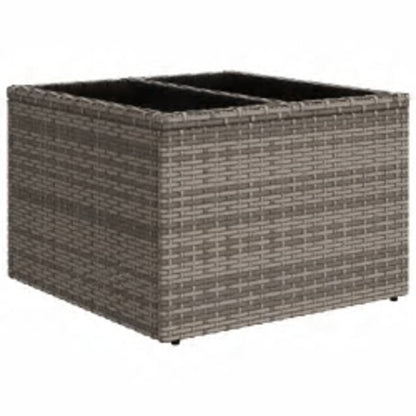Set Divano da Giardino 8 pz con Cuscini Grigio in Polyrattan - homemem39