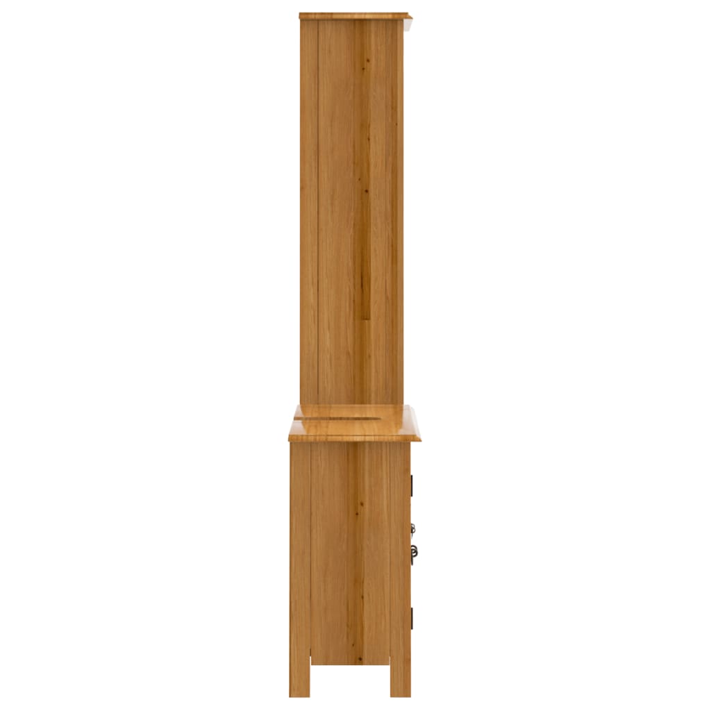 Set Mobili da Bagno 2 pz in Legno Massello di Pino | homemem39