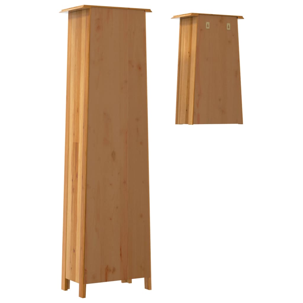 Set Mobili da Bagno 2 pz in Legno Massello di Pino - homemem39